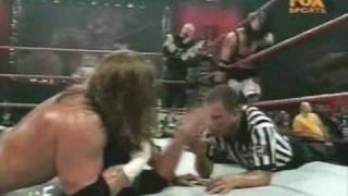 Road Dogg, X-Pac, & The Rock vs. HHH, Billy Gunn, & Chyna - 07.12.99