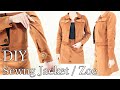 DIY Sewing Jacket Develop Basic Pattern | Zoe DIY