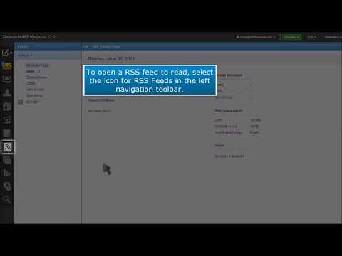 SmarterMail: How to Read Saved RSS Feeds