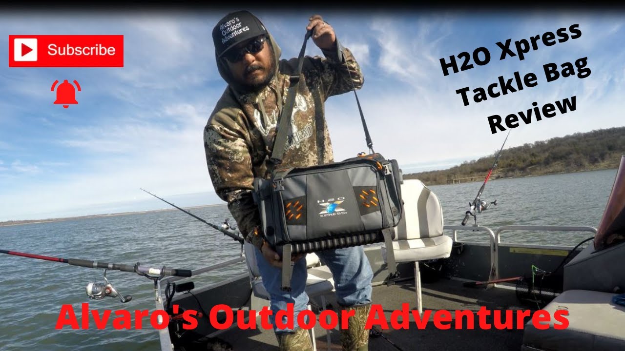 h20 xpress tackle bag review and a magic trick! YouTube