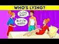 10 WHO'S LYING? INSANE RIDDLES THAT'LL BLOW YOUR MIND 🤯
