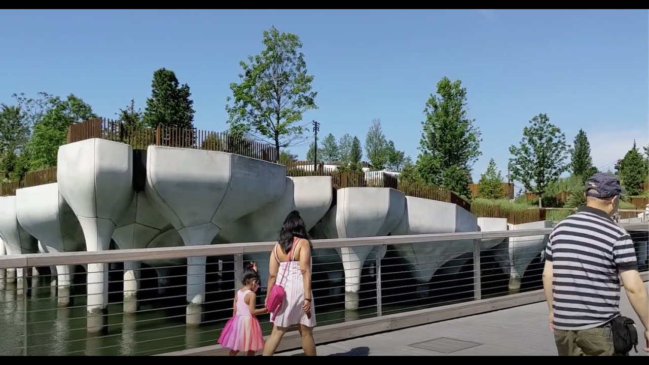 Caminata hasta Little Island, New York City / Walking Tour heading to