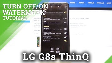 How to Add Watermark in LG G8s ThinQ - Manage Signature Watermark Feature