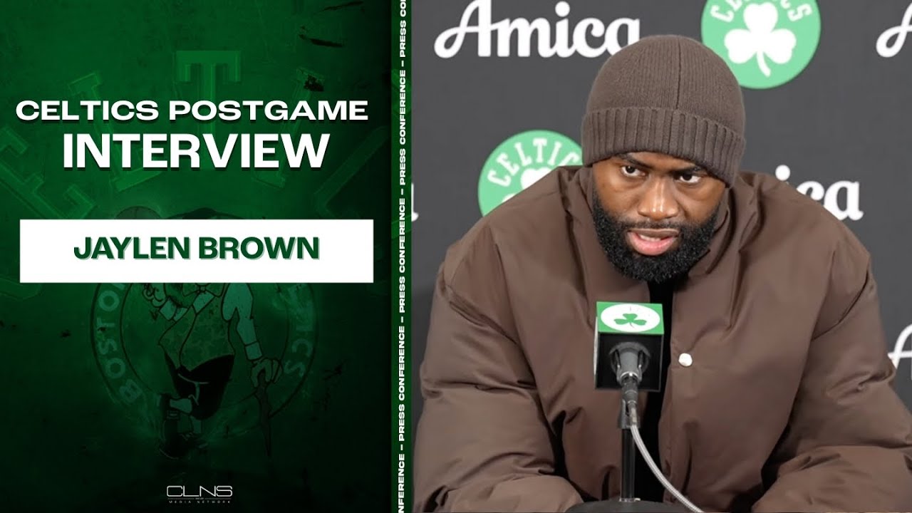 Полное послематчевое интервью Джейлена Брауна | «Селтикс» против «Пистонс» 12-15