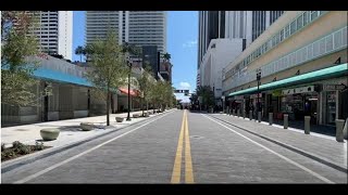 Ribbon cutting ceremony to welcome the revamping of Flagler Street on South E. 3rd Ave.