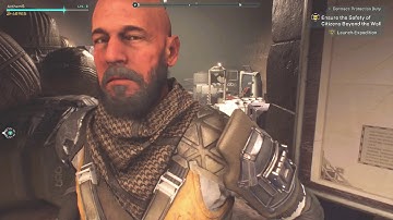 Anthem Storm Javelin Legion of Dawn Armor Set in Contract Protection Duty