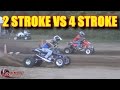 YAMAHA BANSHEE VS HONDA 450R...VS OTHERS...2 STROKE VS 4 STROKE