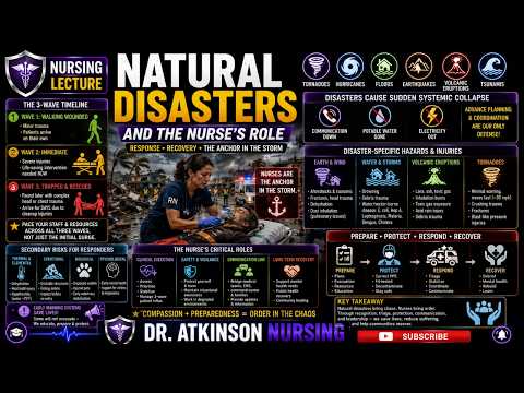 Natural & Disaster Nursing: Triage, Response & Community Recovery | Dr. Atkinson Nursing (MS2)