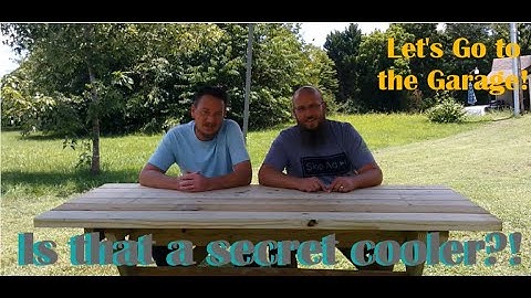 DIY Picnic Table Build with Built in Cooler