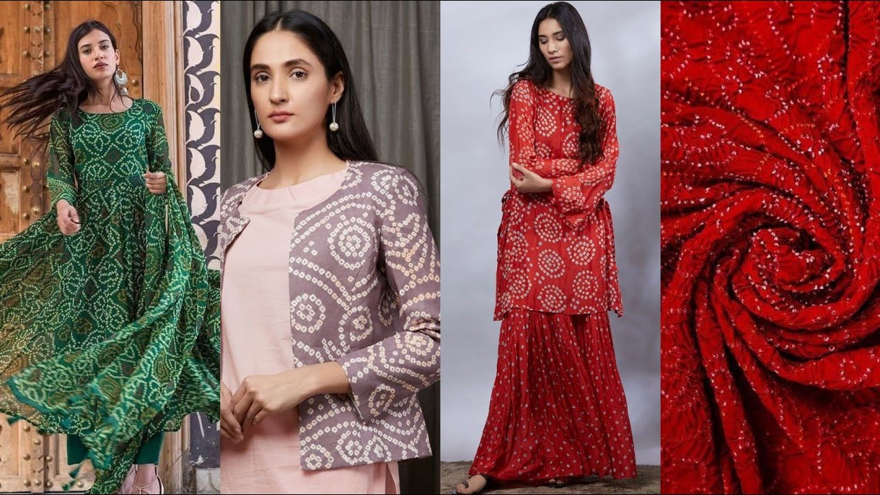 Sewing Ideas For Bandhani Print Fabric