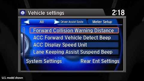 Forward Collision Warning FCW