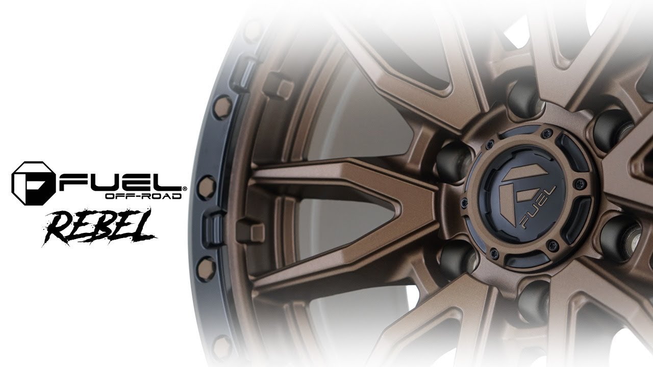Fuel Rebel Matte Bronze With Black Ring YouTube