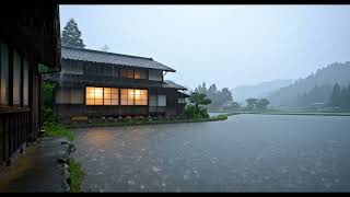 Rainy Evening at a Cozy Farmhouse 🌧️ Relaxing Rain Sounds for Deep Sleep