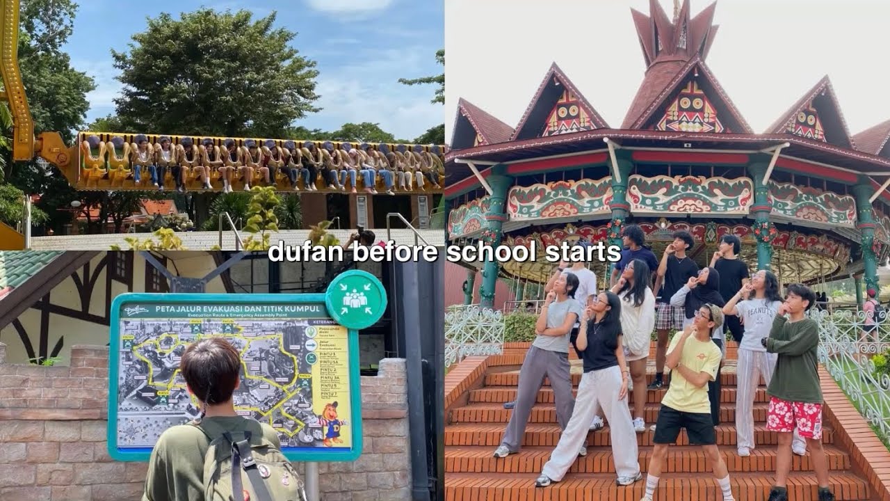 when the dufan trip made it out of the do fun 🎡🎟️🎢🎠 group chat (walaupun sakit semua)