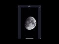 Seestar imaging the moon on 8/14/2024