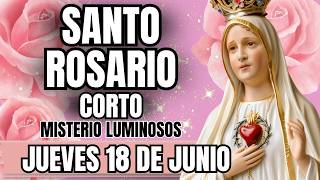 EL SANTO ROSARIO CORTO DE HOY – 🌹 MISTERIOS LUMINOSO 🌹 ORACIÓN A LA VIRGEN MARÍA