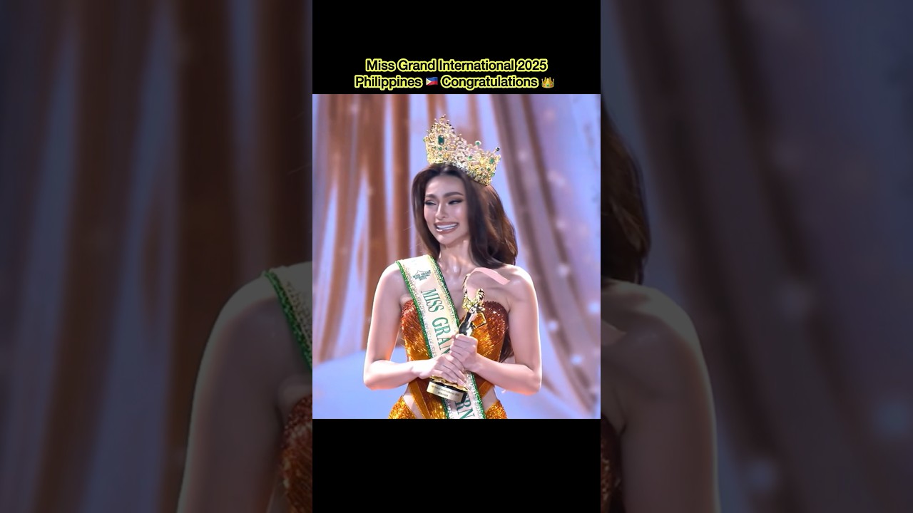 Miss Grand International 2025 is Emma Tiglao from the Philippines 🇵🇭 