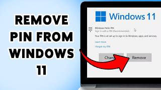 How To Remove Pin From Windows 11 | Delete Lock Screen Password In PC 2026