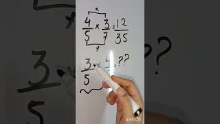 Fraction multiplication trick 🤩 #maths #geomaths26 #exam