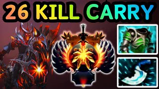 🔥 IMBA CHAOS KNIGHT CARRY FARMING 26 KILLS | DOTA 2 GAMEPLAY 🔥