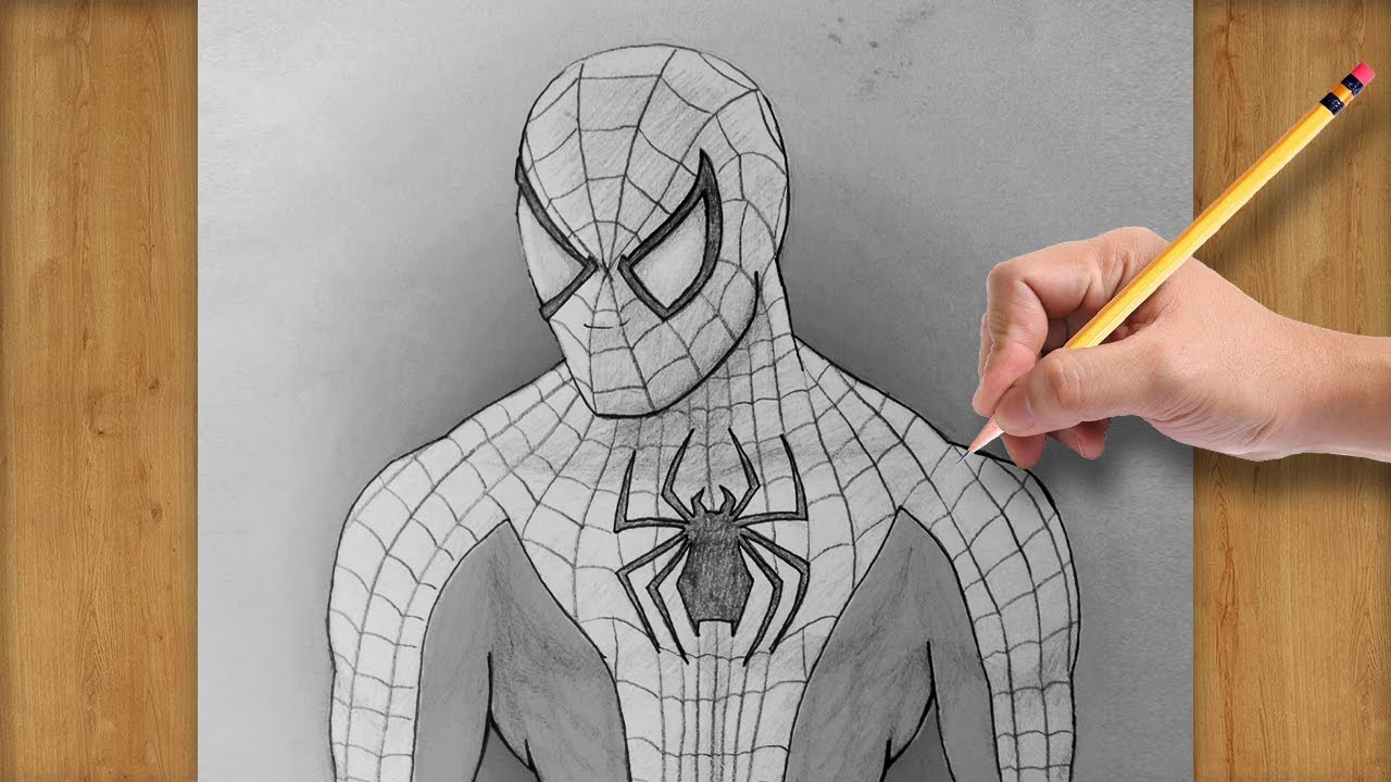 Easy Way To Draw Spider Man