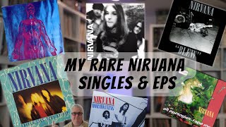 Rare Nirvana vinyl singles in the collection #grunge