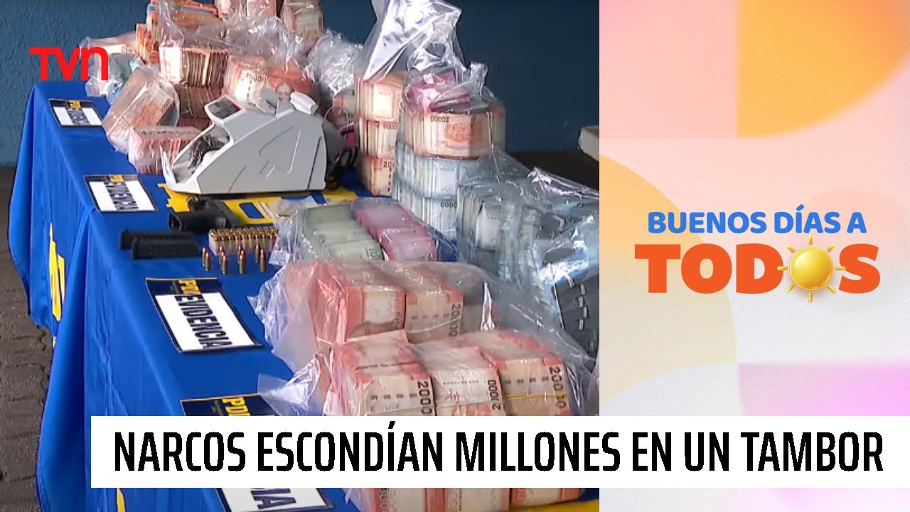 Narcos escondían más de mil millones de pesos en un tambor | Buenos ...