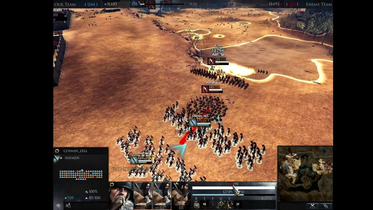 Total War Arena - Barbarians  - Gameplay