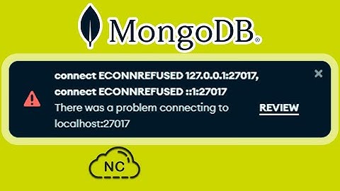 MONGODB COMPASS DA ECONNREFUSED 127.0.0.1:27017 (SOLUCIÓN)