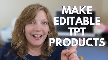 MAKE EDITABLE TEACHERS PAY TEACHERS PRODUCTS | Let