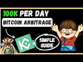 Earn 100k per day on btc arbitrage  100 working make 45k per transaction  kucoin trading