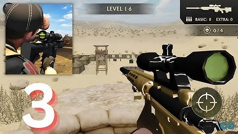 Sniper Mission - Gameplay Walkthrough Part 3 - sniper game (iOS, Android)