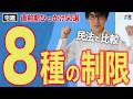 【宅建 2026】初学者は民法と比較しないでOK！ひっかけ８種の制限（直前期・宅建業法8）