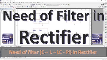 Need of filter in rectifier | Types of filter circuit for rectifier | Multisim Tutorial | Mruduraj