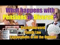 How are Pensions Divided After a Divorce?