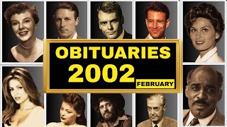 23 Famous Hollywood Celebrities and People We Lost in 2002 - Obituaries in FEBRUARY 2002
