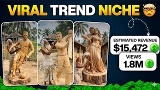 How to Make AI Wooden Statue Videos 🤯 | Step-by-Step Tutorial | (FREE TOOLS🔥) screenshot 1