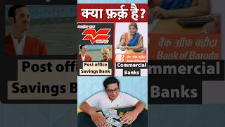Post Office Savings Bank vs Commercial Banks | Banking Economy Basics by Dr. Mrunal Patel