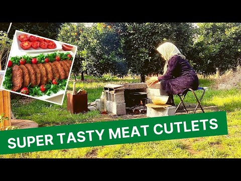 Make Cutlet (Kotlet) | Super Tasty Meat Cutlets Recipe | Persian meat patties with Shirazi Salad| 4k