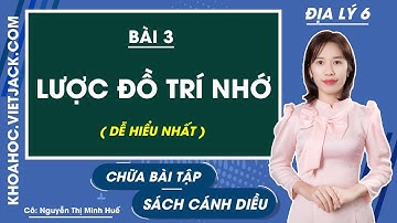 Địa lí 6 - Cánh diều | Bài 3: Lược đồ trí nhớ - trang 114 -  116 (DỄ HIỂU NHẤT)