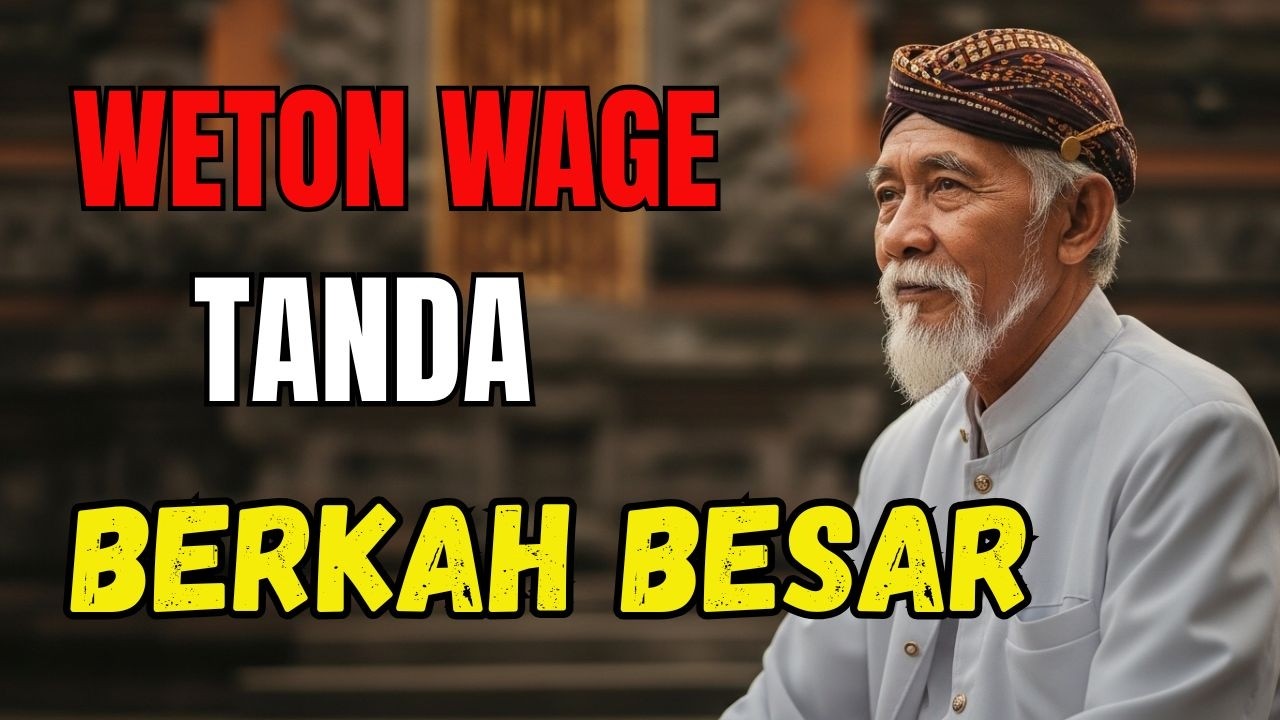 ⚠️ WETON WAGE MASUK MASA HENING! Ternyata Ini Tanda Berkah Besar Sedang Disiapkan!