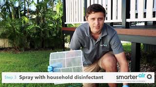 Split System Air Conditioner Filter Cleaning Video | Smarter Air Brisbane