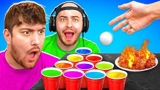 Hot Ones Hot Wings Cup Pong Challenge!