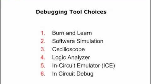 Debugging Methods
