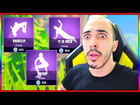 TWERK, DAME TU COSITA, BACK FLIP ... LES NOUVELLES DANSES FORTNITE ?!