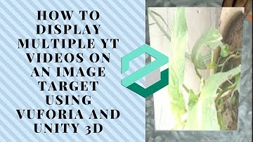 Augmented Reality: display multiple YouTube Videos on image targets using vuforia in unity 3d