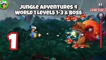 Jungle Adventures 4 - Gameplay Walkthrough Android Part 1 - World 1 Levels 1-3 & Sky Queen