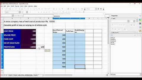Multiple Operations in OpenOffice