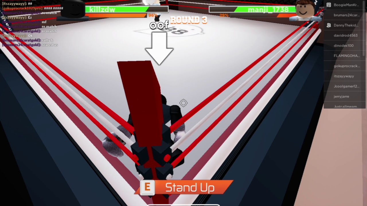 roblox boxing game YouTube