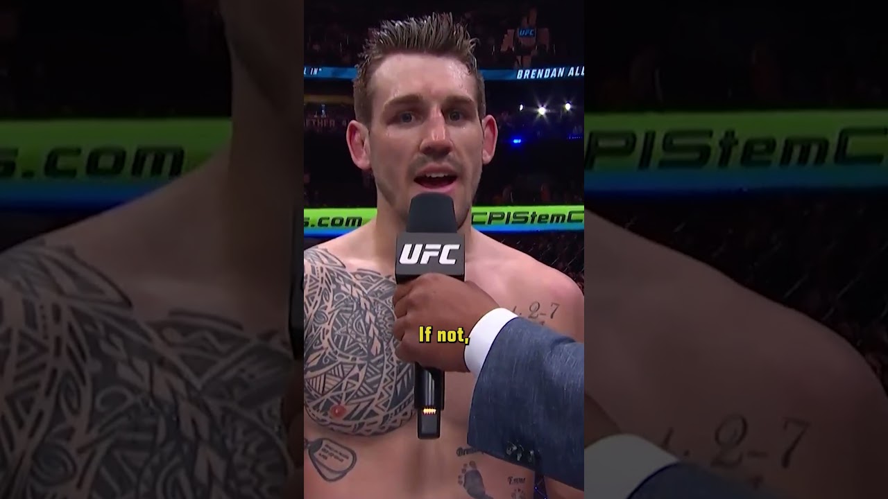 𝐂𝐡𝐢𝐦𝐚𝐞𝐯, 𝐲𝐨𝐮 𝐰𝐚𝐧𝐭 𝐚 𝐠𝐨𝐨𝐝 𝐠𝐫𝐚𝐩𝐩𝐥𝐞𝐫? Brendan Allen's call out post 